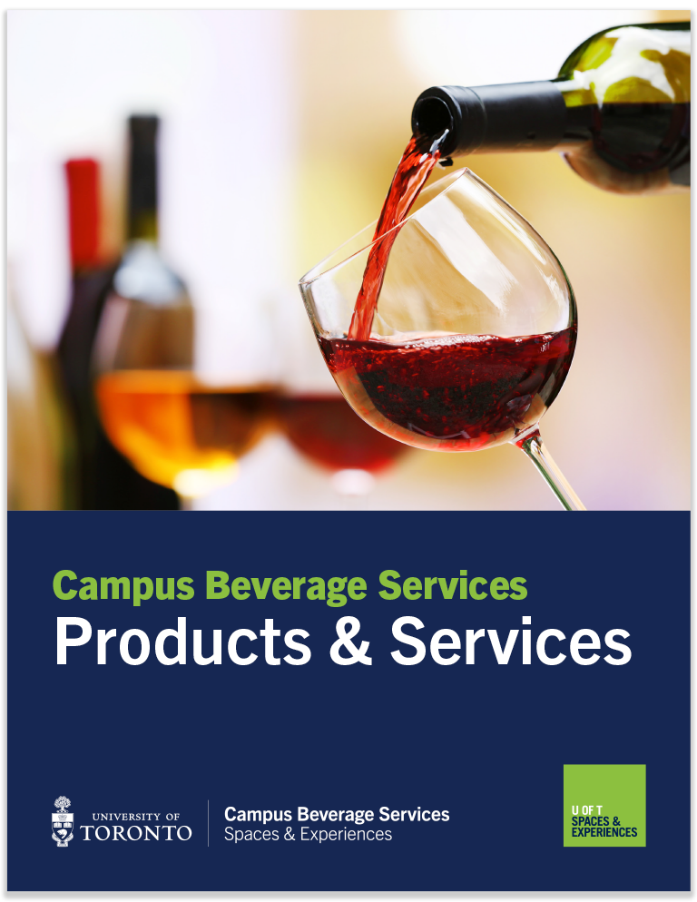 Campus Beverages Services Menu